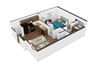One Bed Floor Plan One Bed Floor Plan